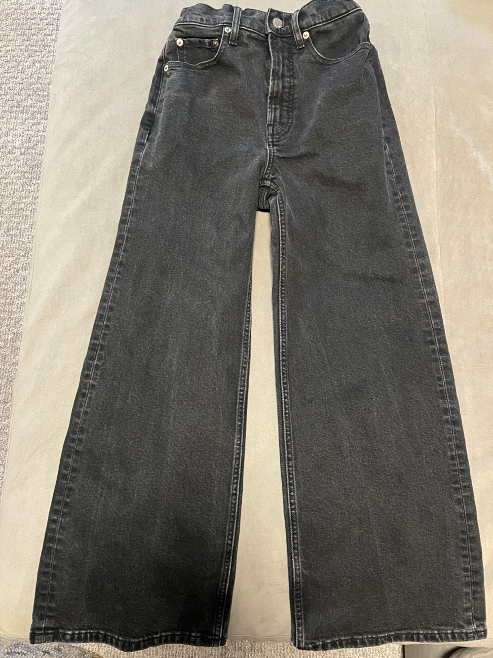 Everlane Women’s Way-High Sailor Jeans Black